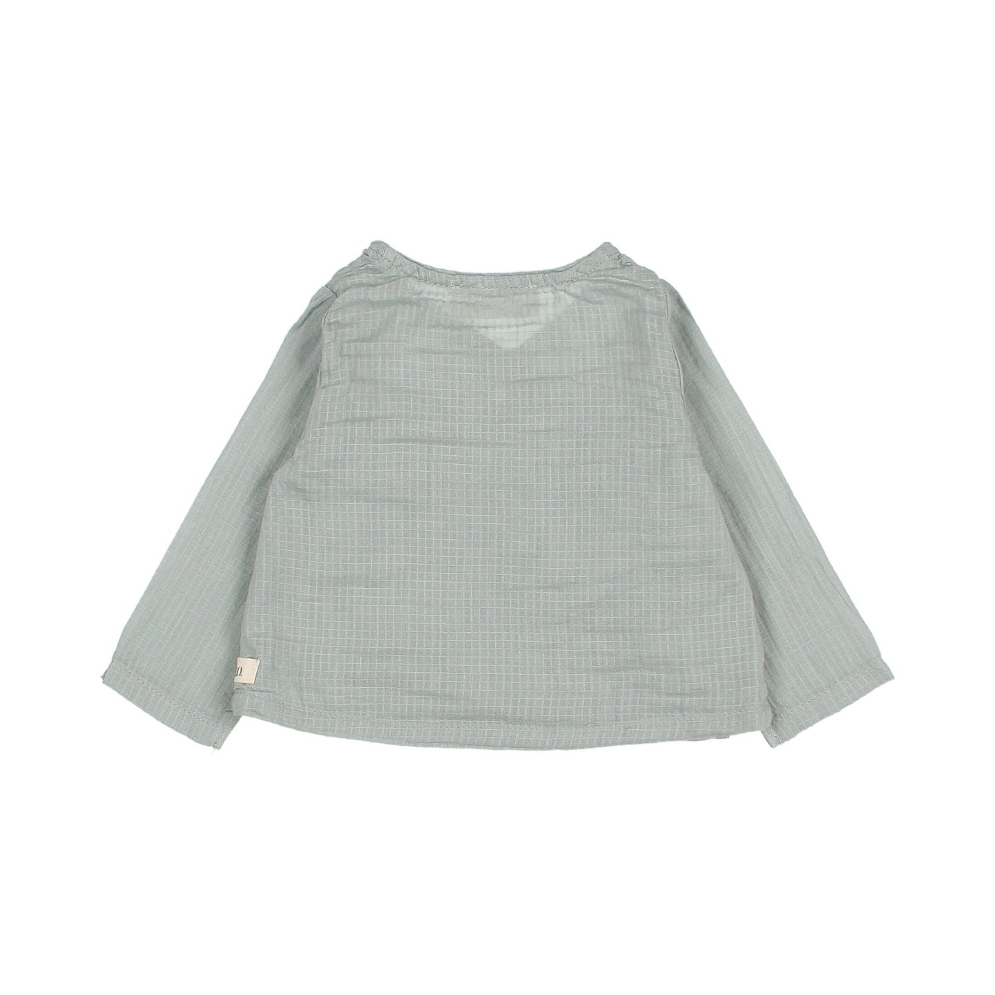 Cardigan croisé bébé voile de coton | Eucalyptus - SMART Babyshop - Buho