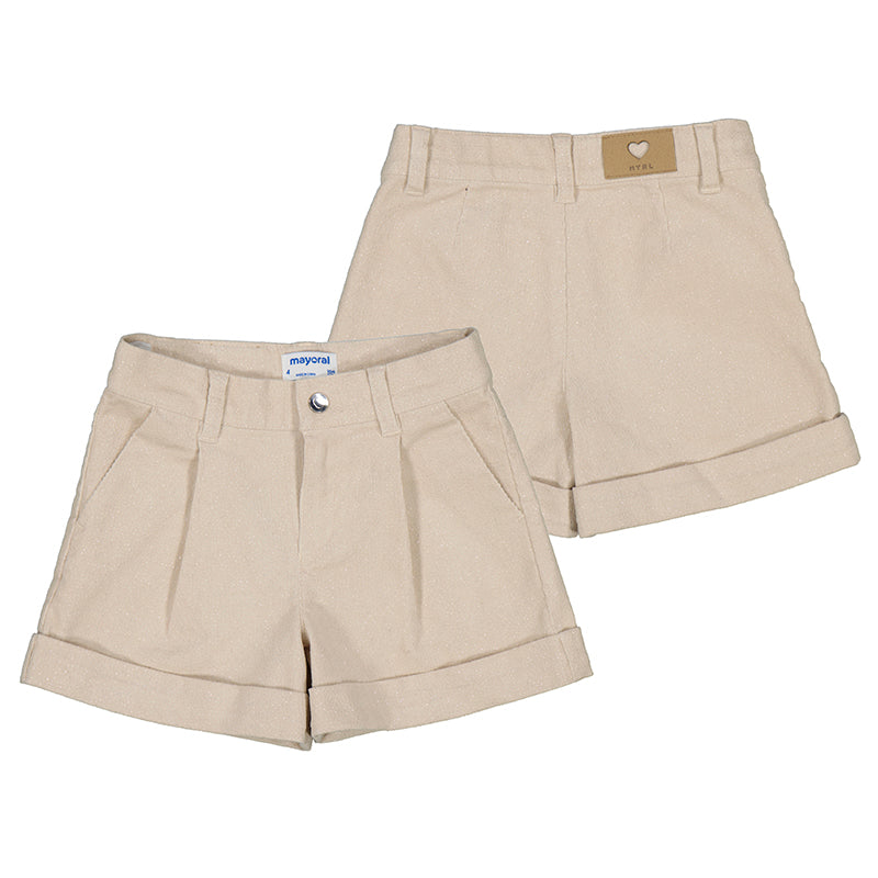 Short en velours côtelé | Almond