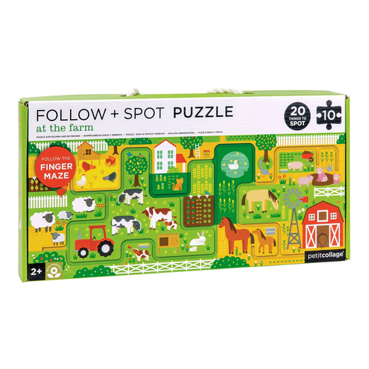 Follow + Spot Puzzle | At the farm