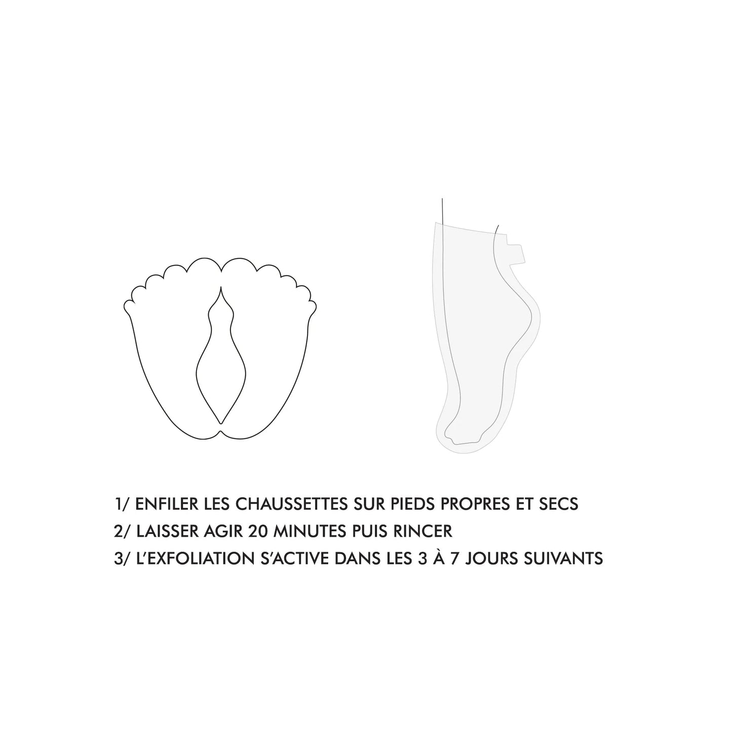 Super masque pieds PEELING EXFOLIATING - SMART Babyshop - Inuwet