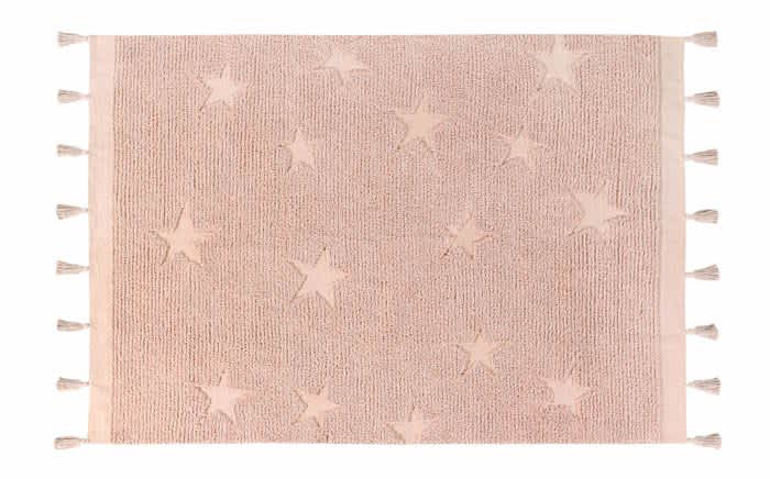 Tapis lavable Hippy Stars | Vintage nude - SMART Babyshop - Lorena Canals