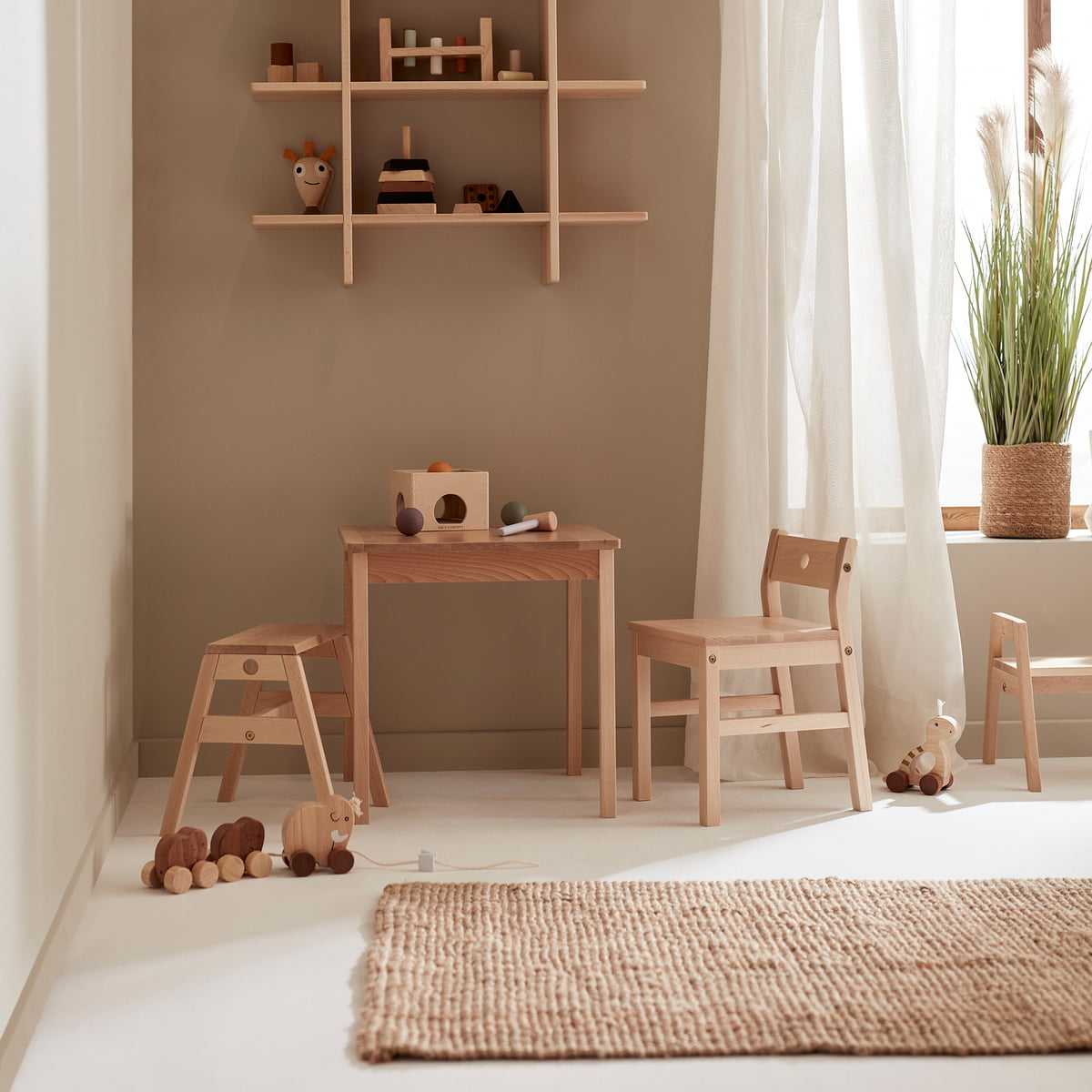 Etagère murale | Hêtre naturel