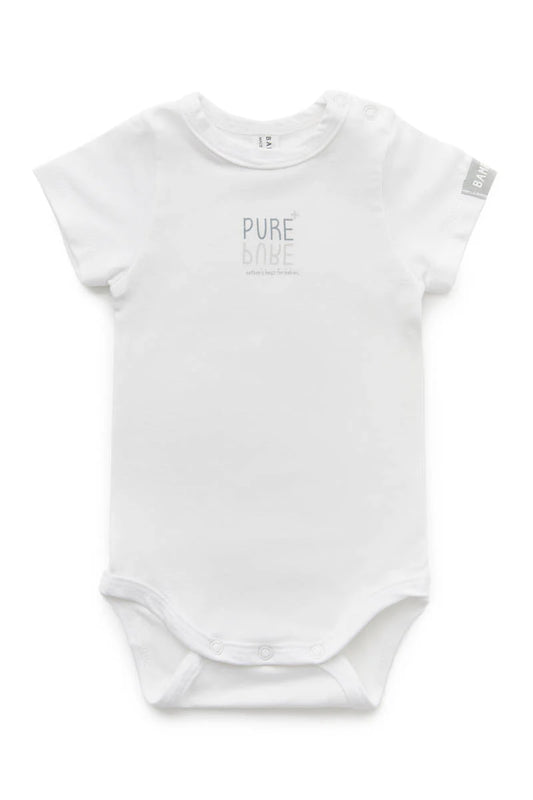 Body manches courtes bamboo | White