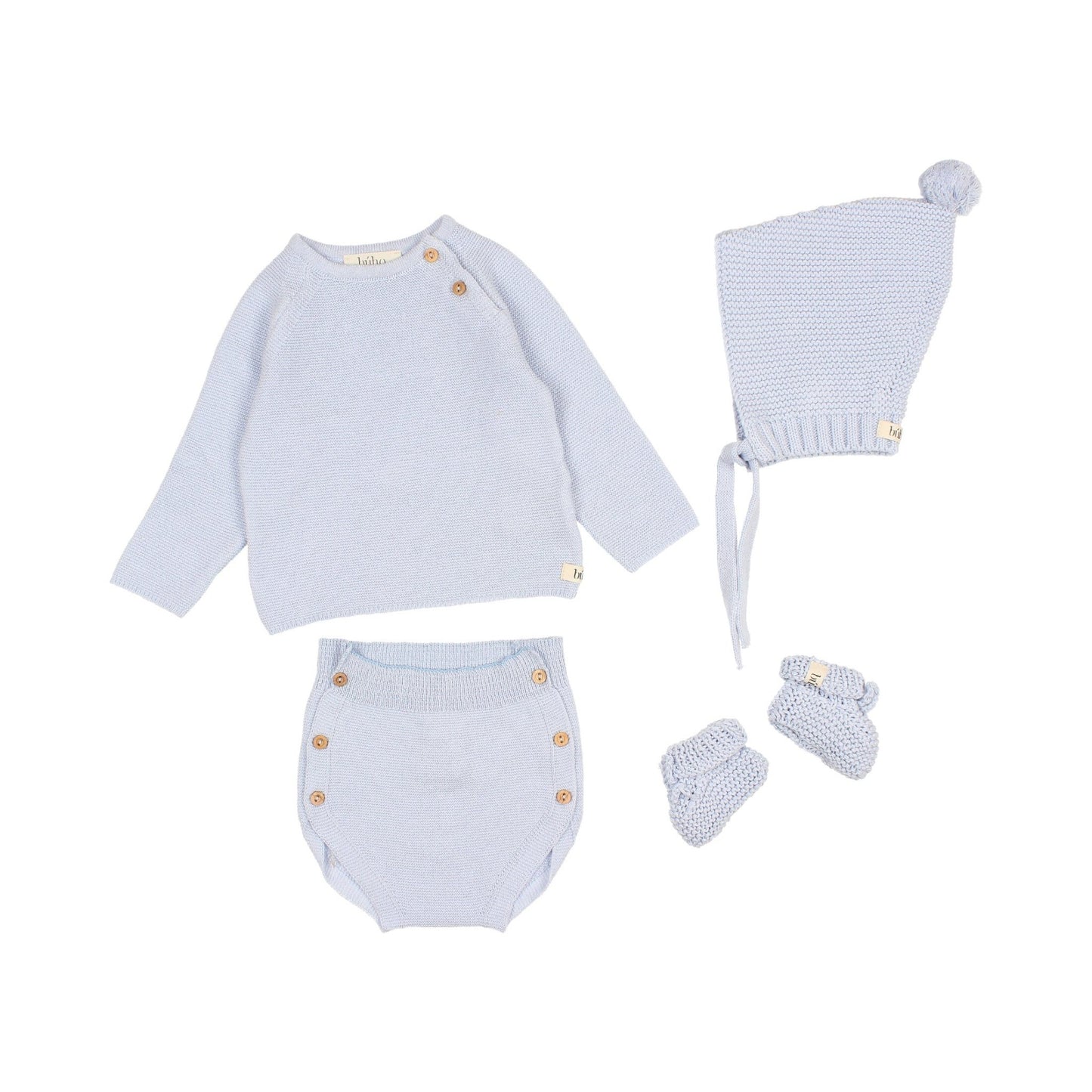 Culotte bloomer en maille | Baby blue - SMART Babyshop - Buho