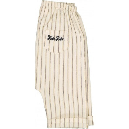 Pantalon bébé Jungle | Cotton crepe stripe