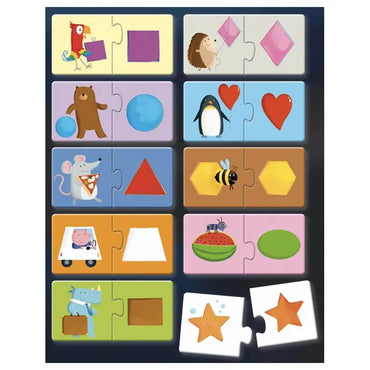 Shapes | 10 page book + 10 puzzles