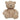 Peluche teddy bear biscuit