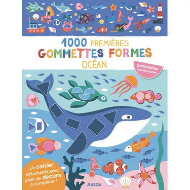 1000 premières gommettes formes océan