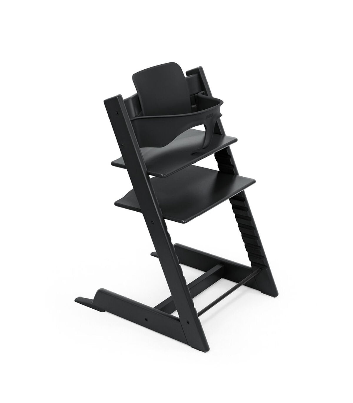 Chaise tripp trapp® hêtre | Noir