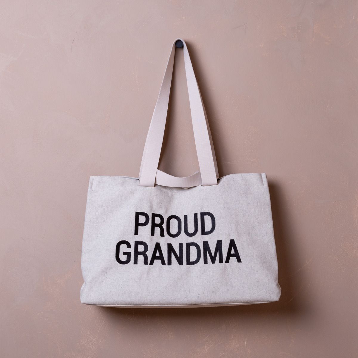 Sac "Proud Grandma" - toile (ecru)