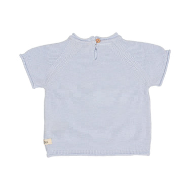 T-shirt BB maille manches courtes | Baby blue