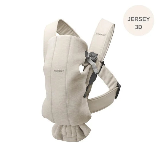 Porte bébé Mini 3D jersey | Beige clair